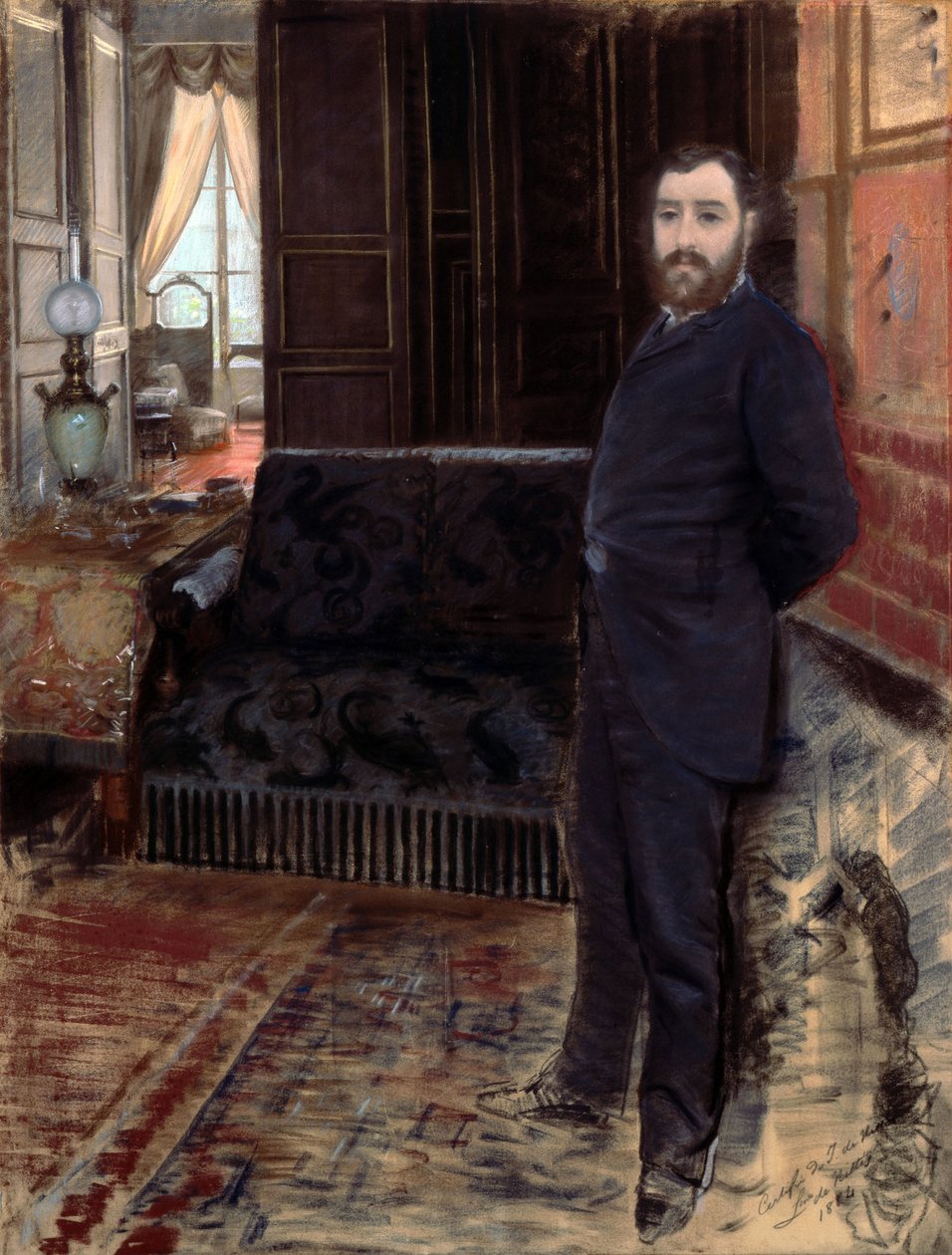 Selvportræt af Giuseppe de Nittis