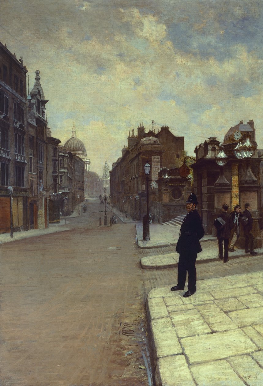 søndag i London af Giuseppe or Joseph de Nittis