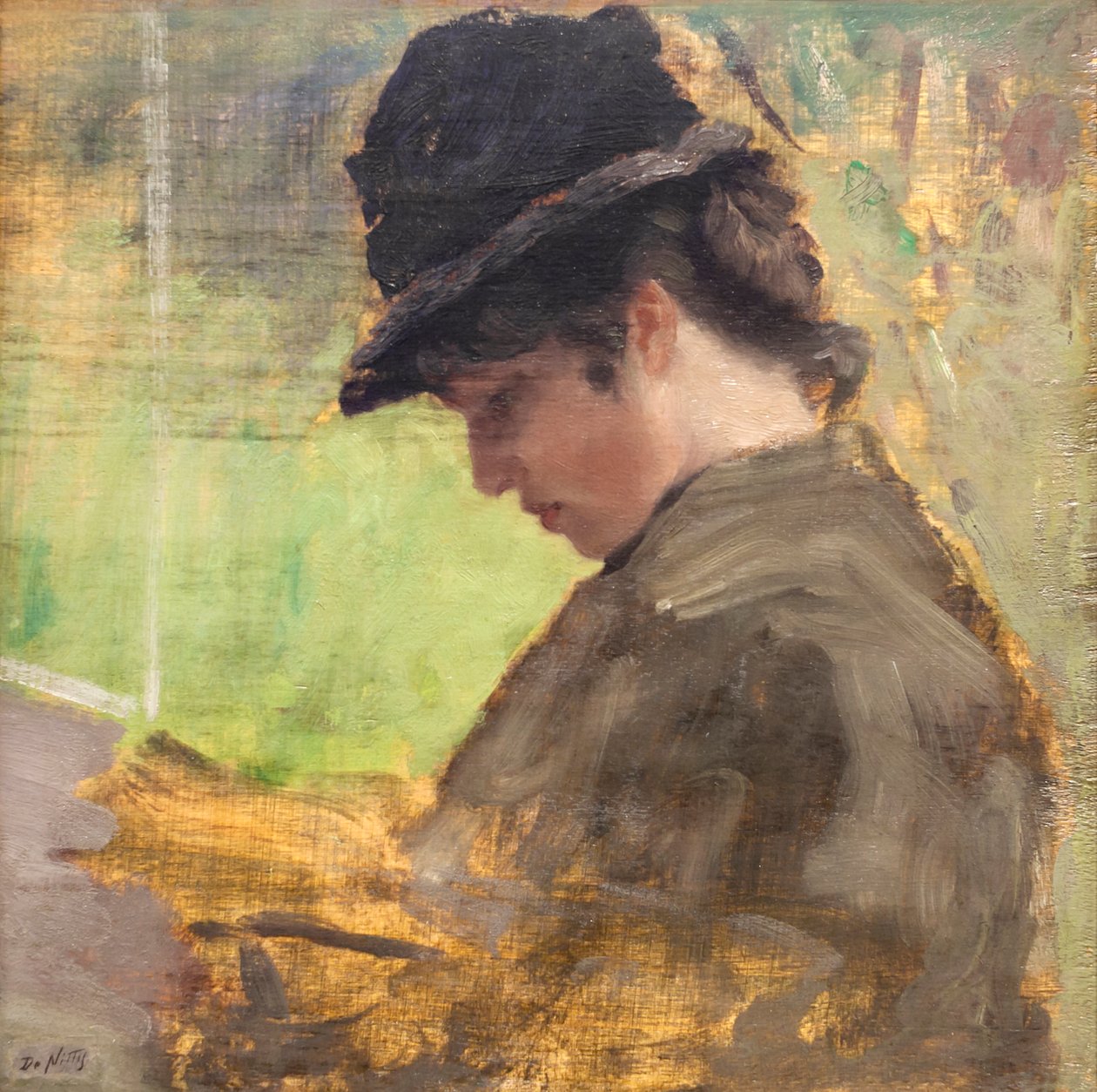 Den engelske pige af Giuseppe or Joseph de Nittis