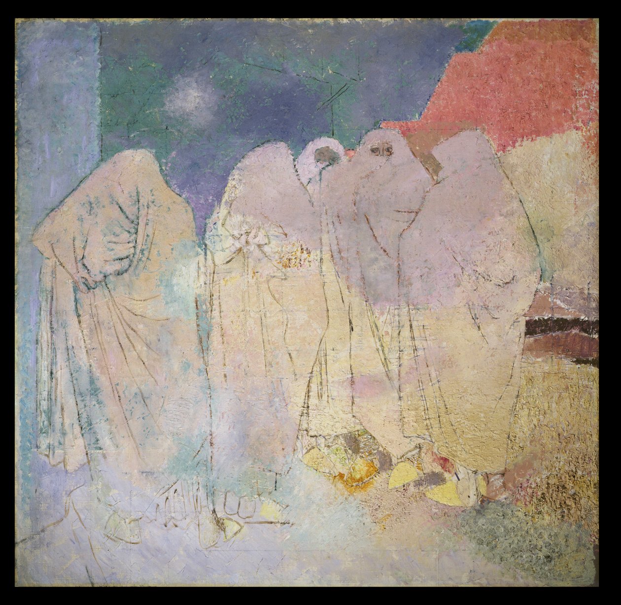 Gruppe af kvinder, Marrakesh af Glyn Warren Philpot