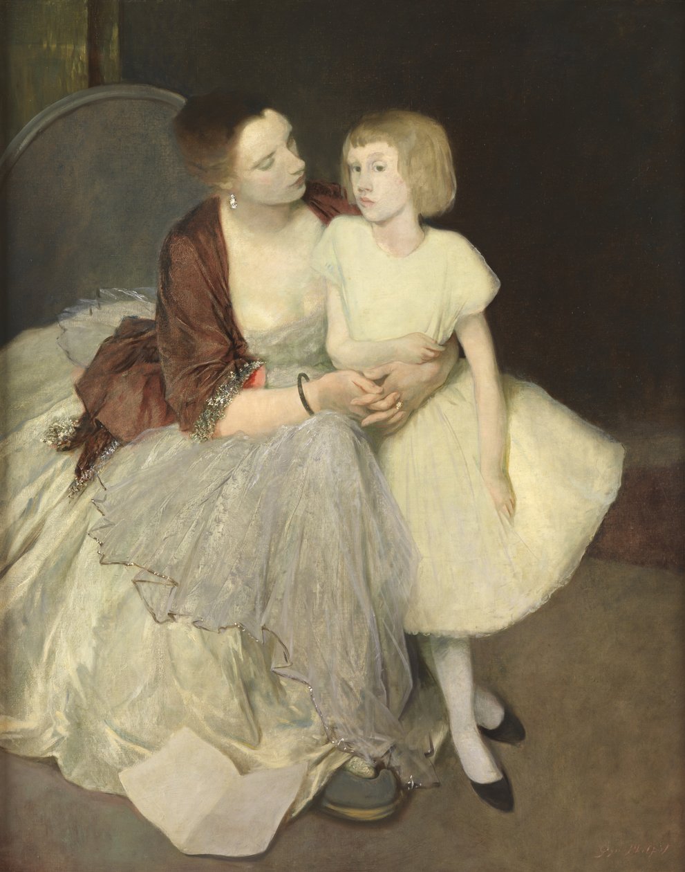 Den lille danser (olie på lærred) af Glyn Warren Philpot