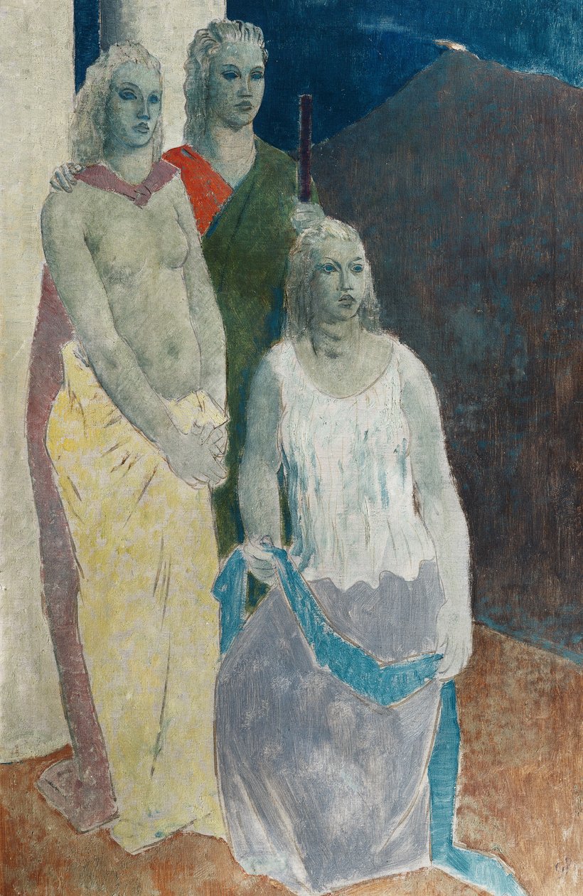 Tre Muser af Glyn Warren Philpot