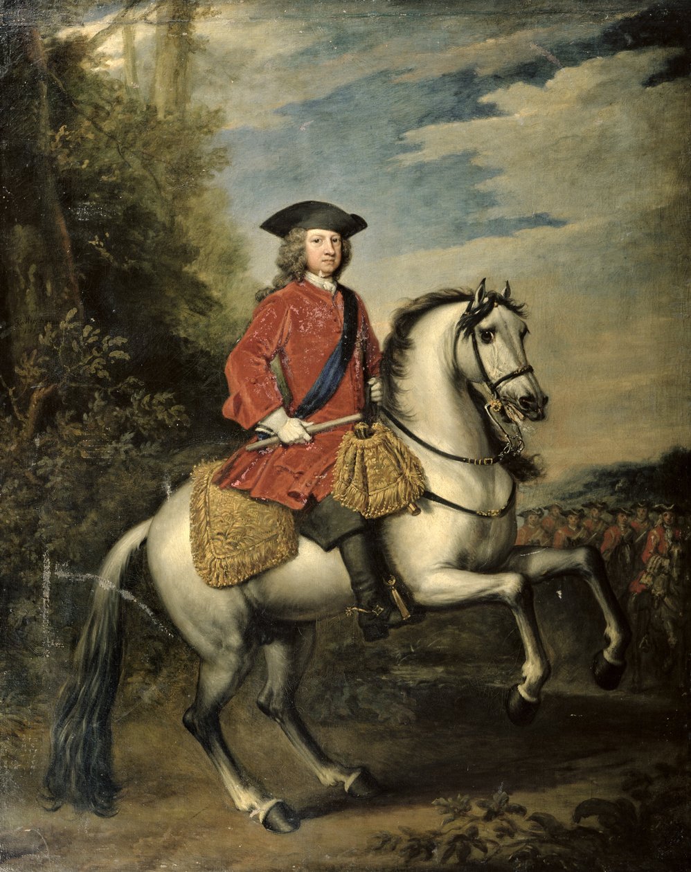 Portræt af kong George I, 1717 af Godfrey Kneller