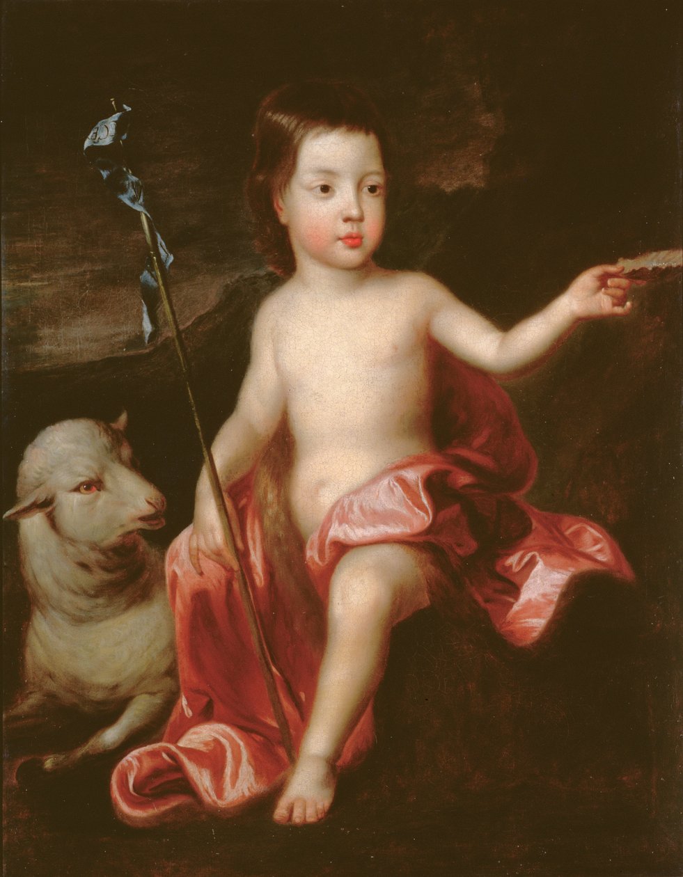 Johannes Døberen i Ørkenen af Godfrey Kneller