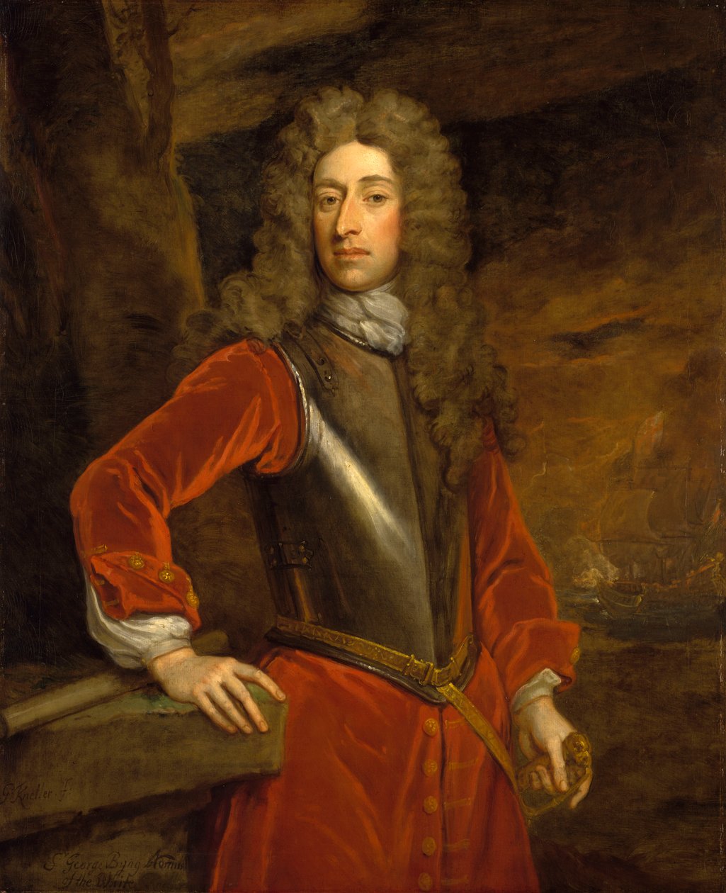 Admiral for flåden George Byng af Godfrey Kneller