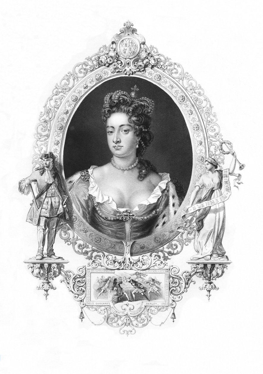 Anne Dronning af Storbritannien af Godfrey Kneller