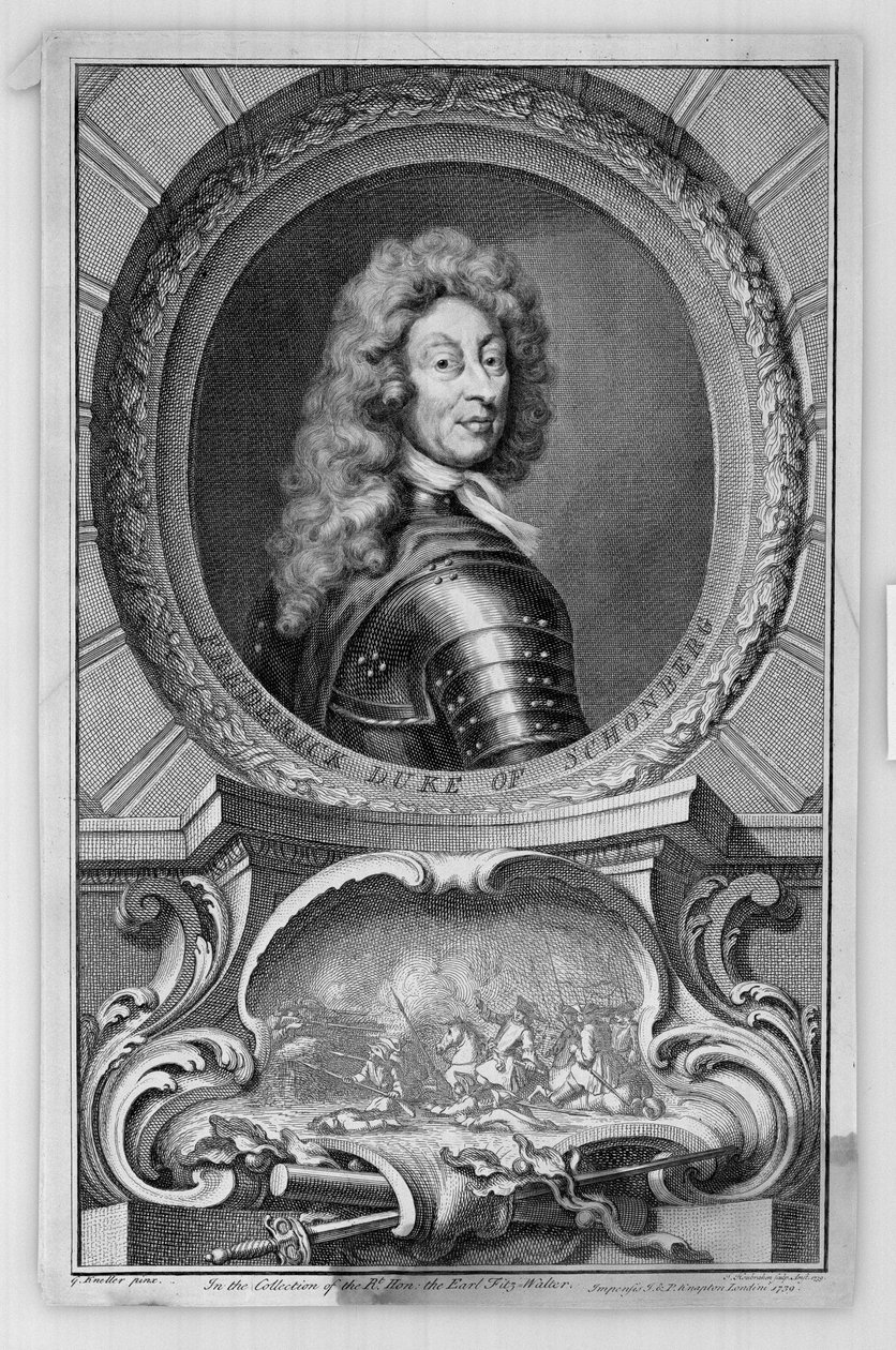 Frederik Hertug af Schomberg af Godfrey Kneller