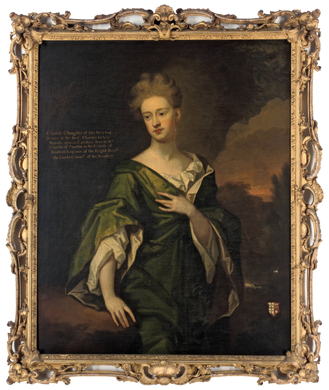 Portræt af Charlotte Clayton af Godfrey Kneller