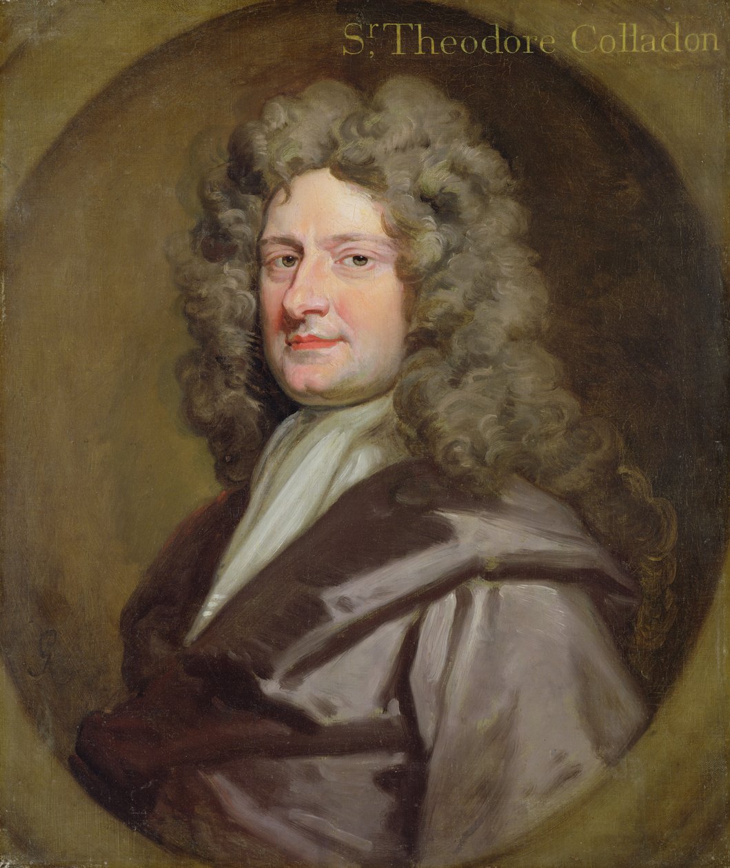 Sir Theodore Colladon (olie på lærred) af Godfrey Kneller