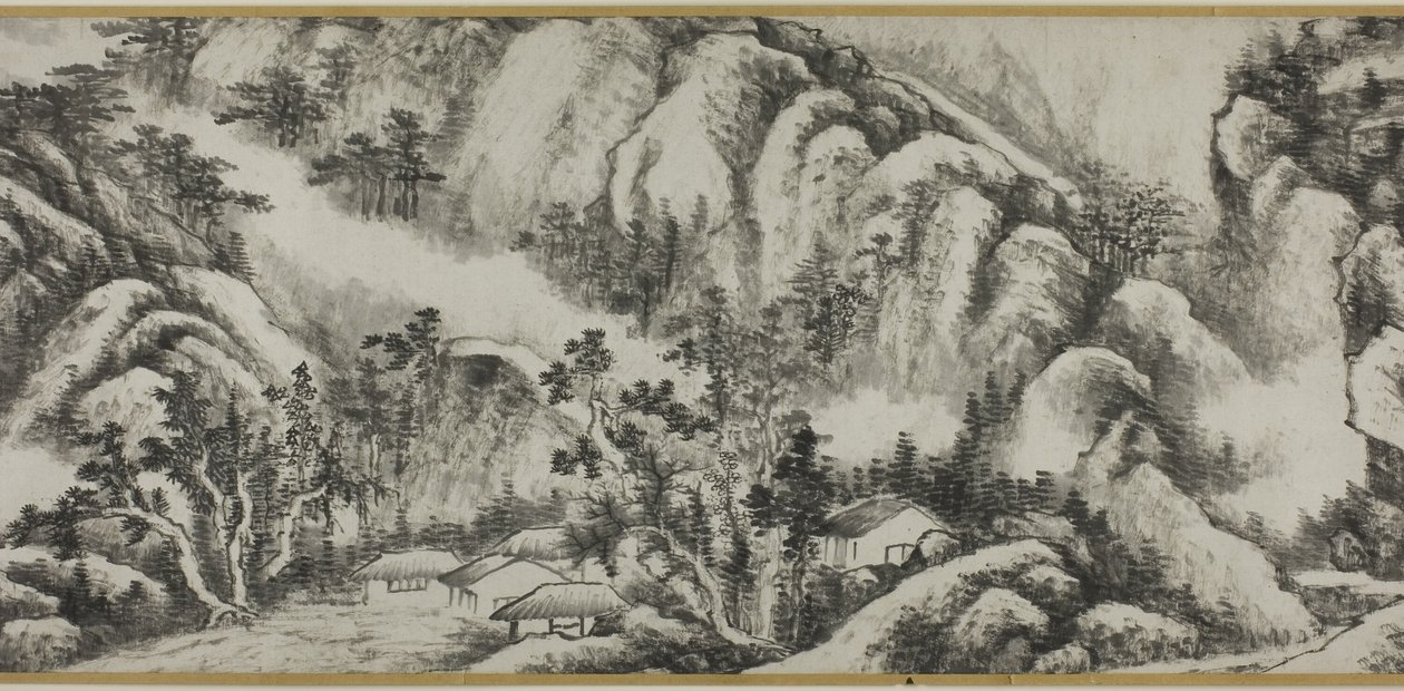 Landskab af Gong Xian
