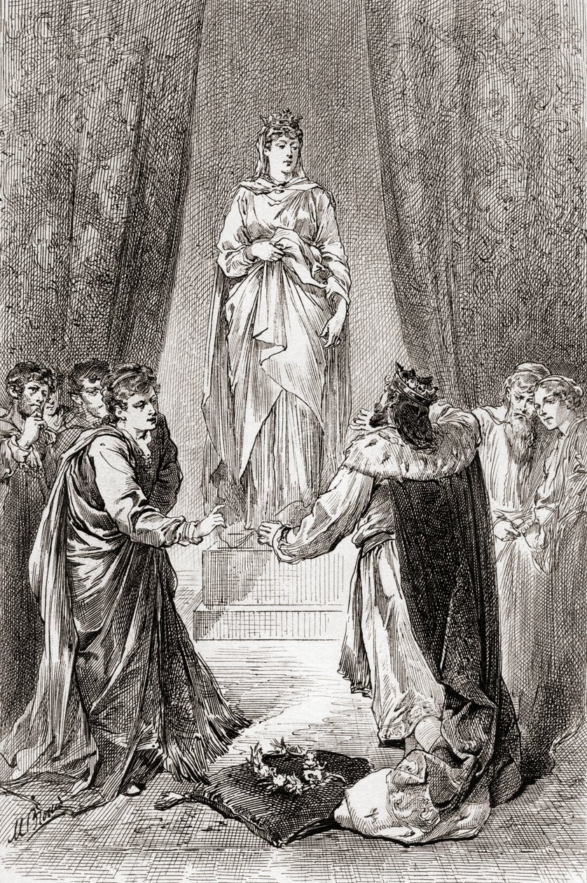 En scene fra William Shakespeares skuespil The Winter