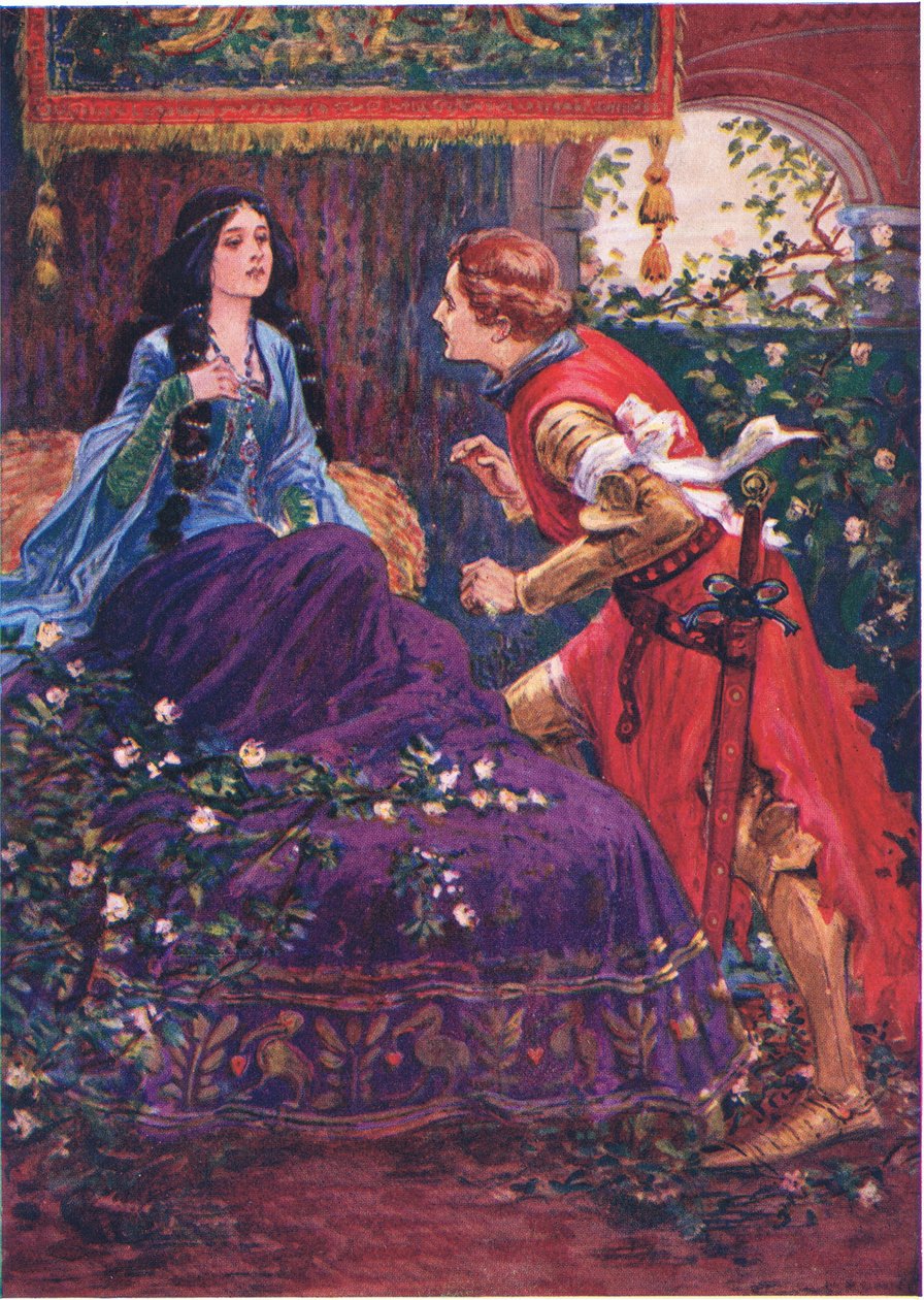 The Prince Awakens the Sleeping Beauty, illustration til 