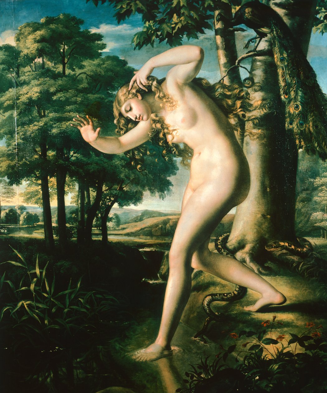 Eva af Christian Gottlieb Schick (1776-1812) af Gottlieb Schick