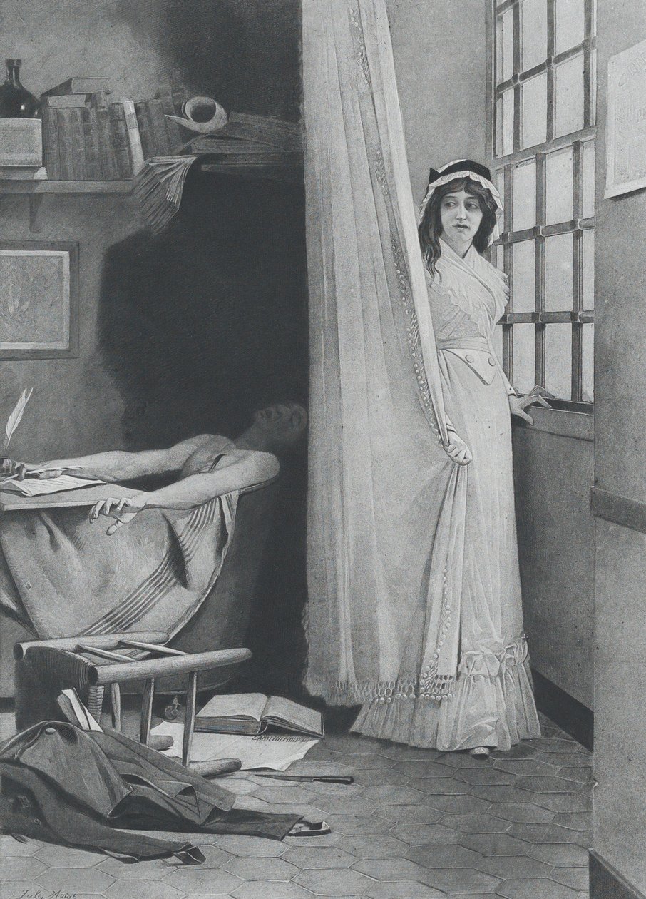 Charlotte Corday, 1890. af Goupil and Co