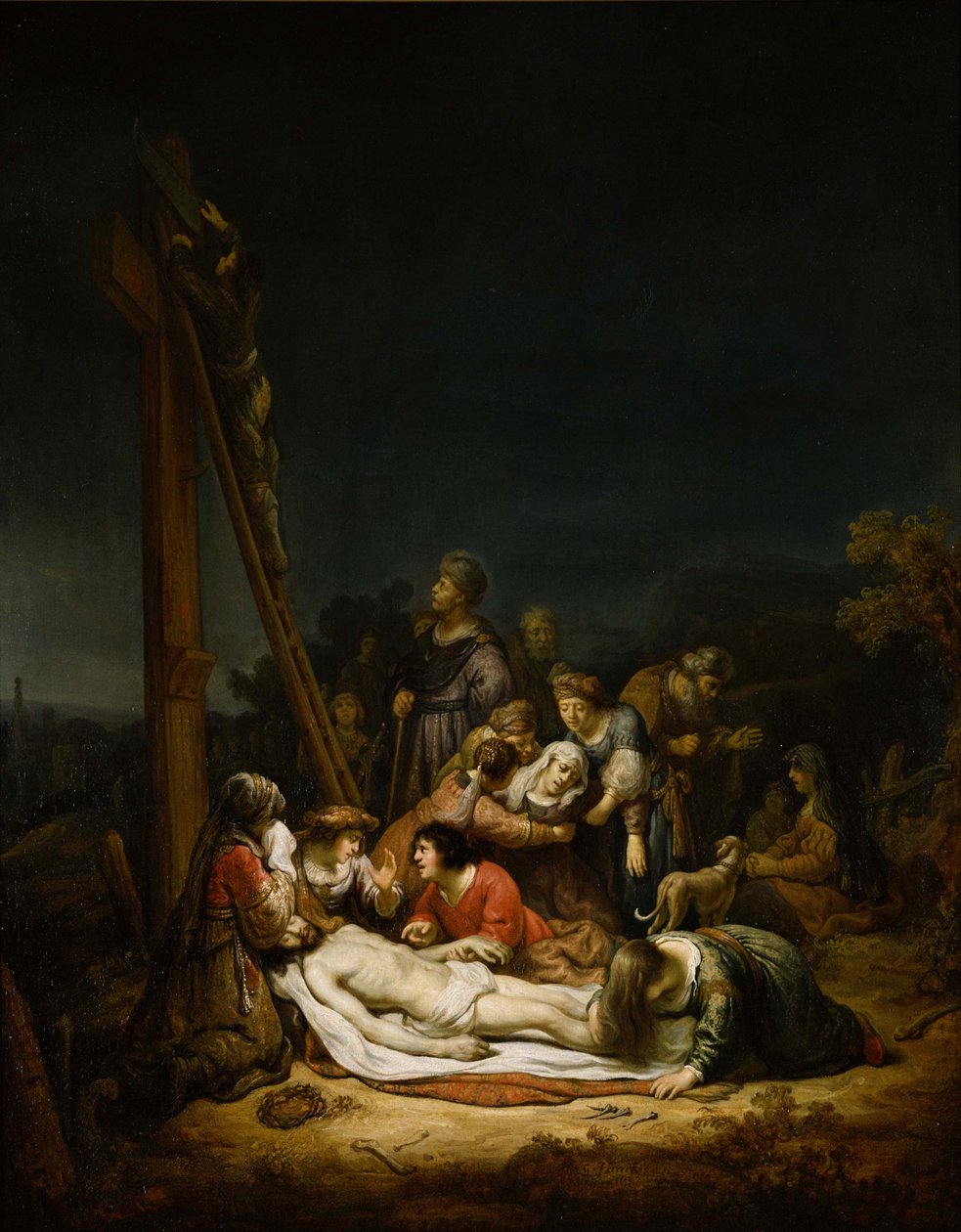 Klagesangen over Kristus, 1637 af Govaert Flinck