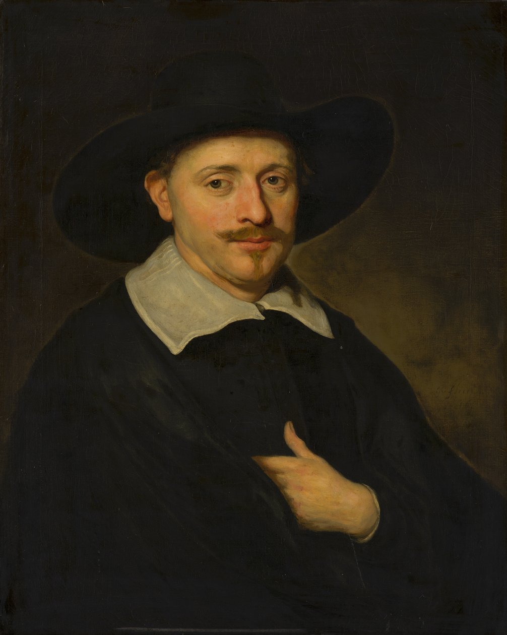 Portræt af en mand af Govert Flinck