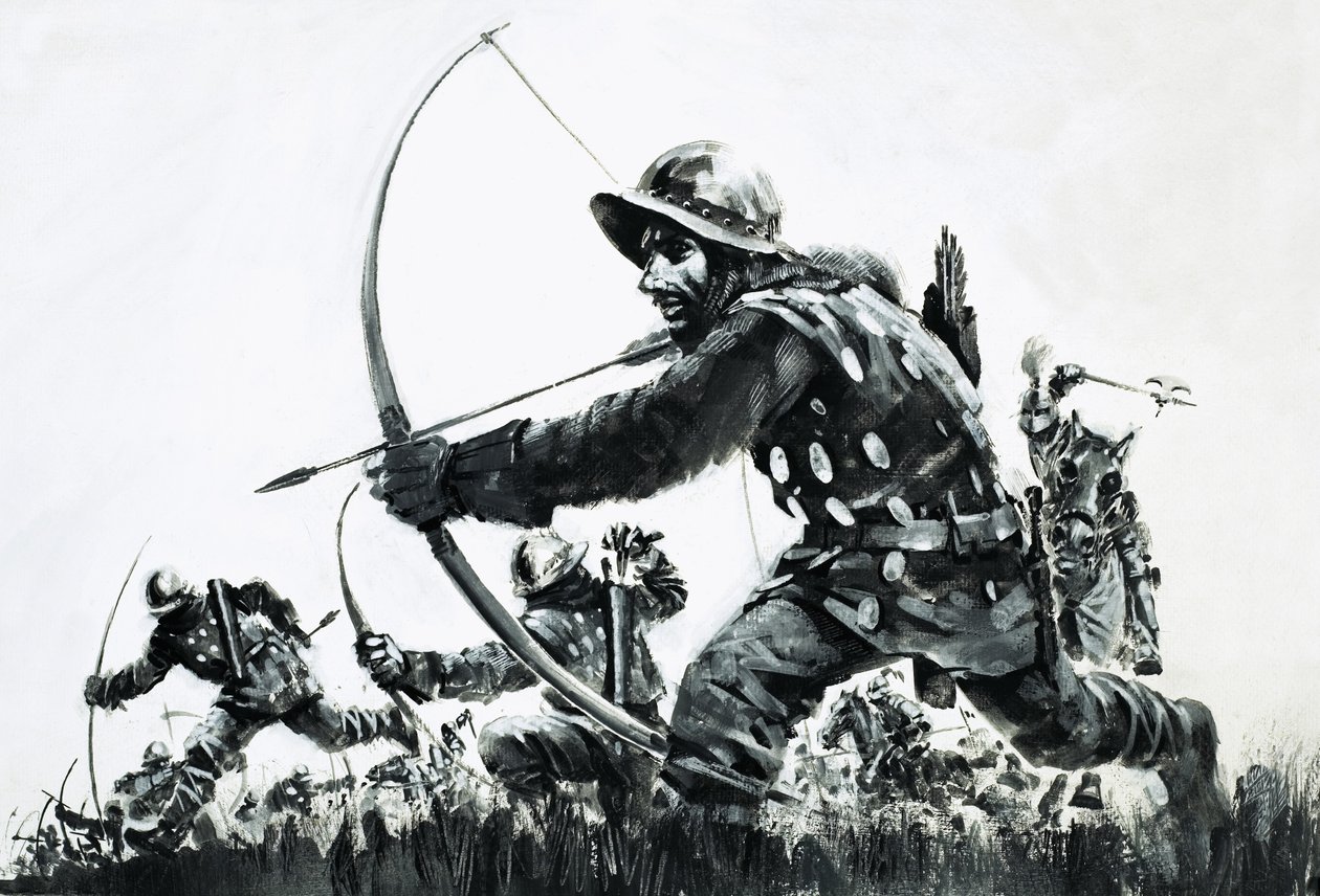 Bueskytter i slaget ved Bannockburn af Graham Coton