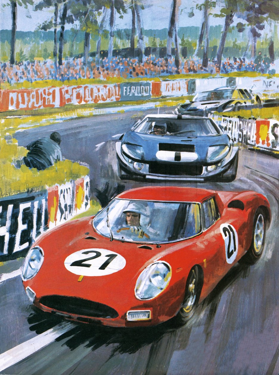 Jochen Rindt kører i en 250 LM Ferrari af Graham Coton