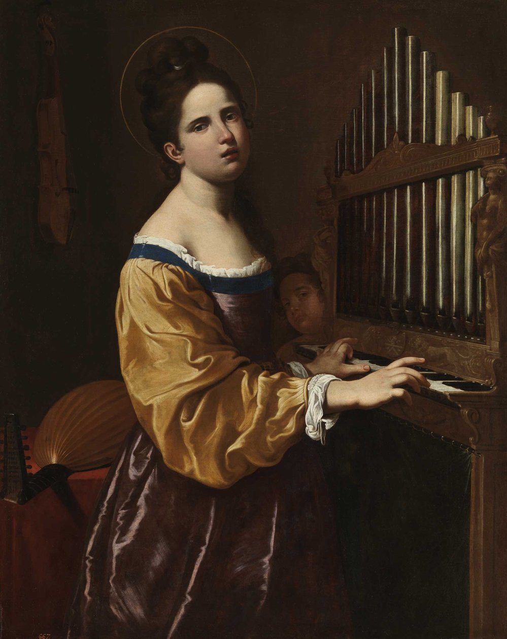 Sankt Cecilia, efter 1611. af Gramatica