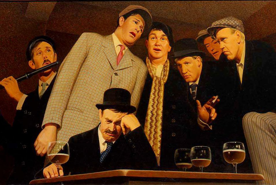 Sentimental Balladn af Grant Wood