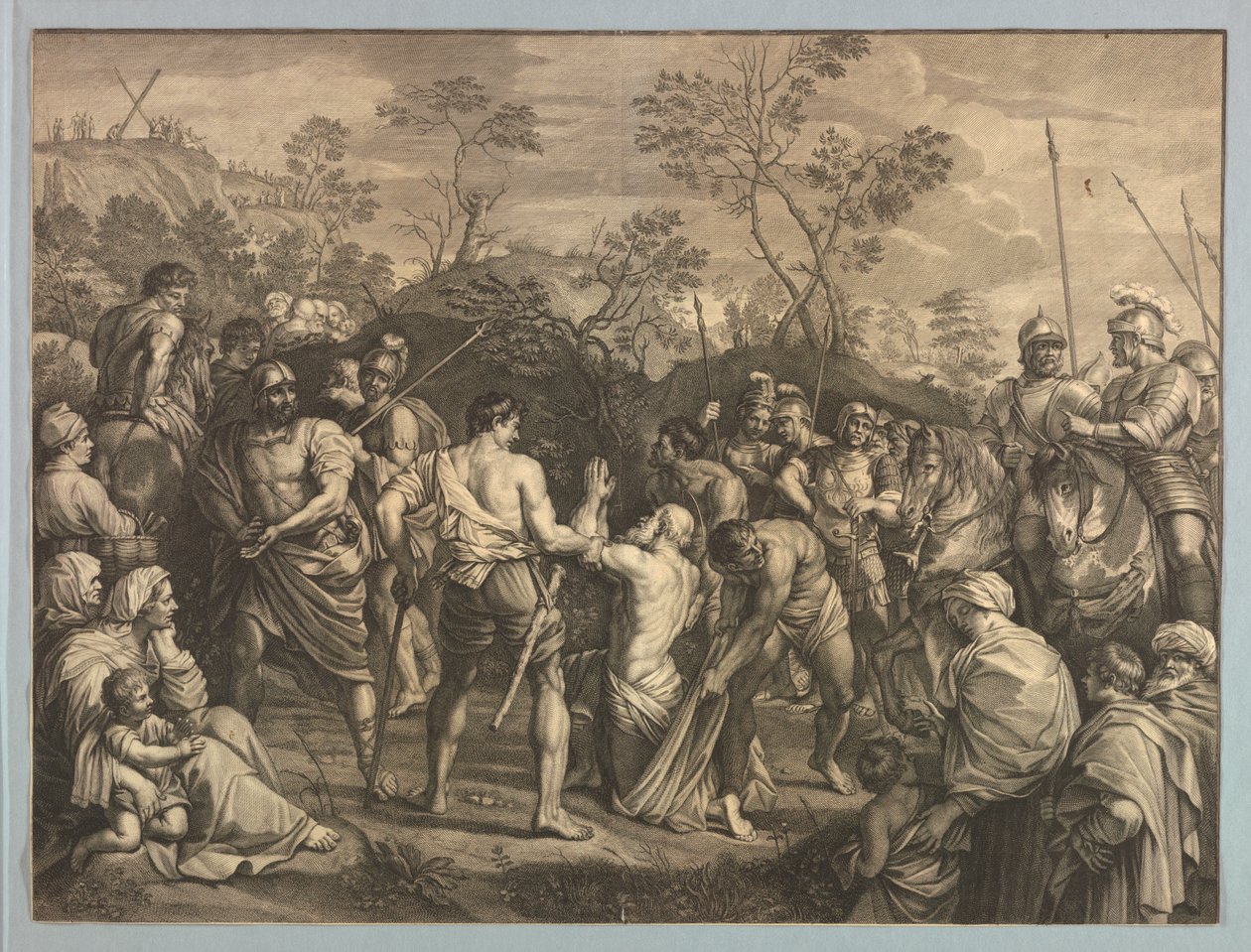 Martyrium af St. Andrew af Gérard Audran