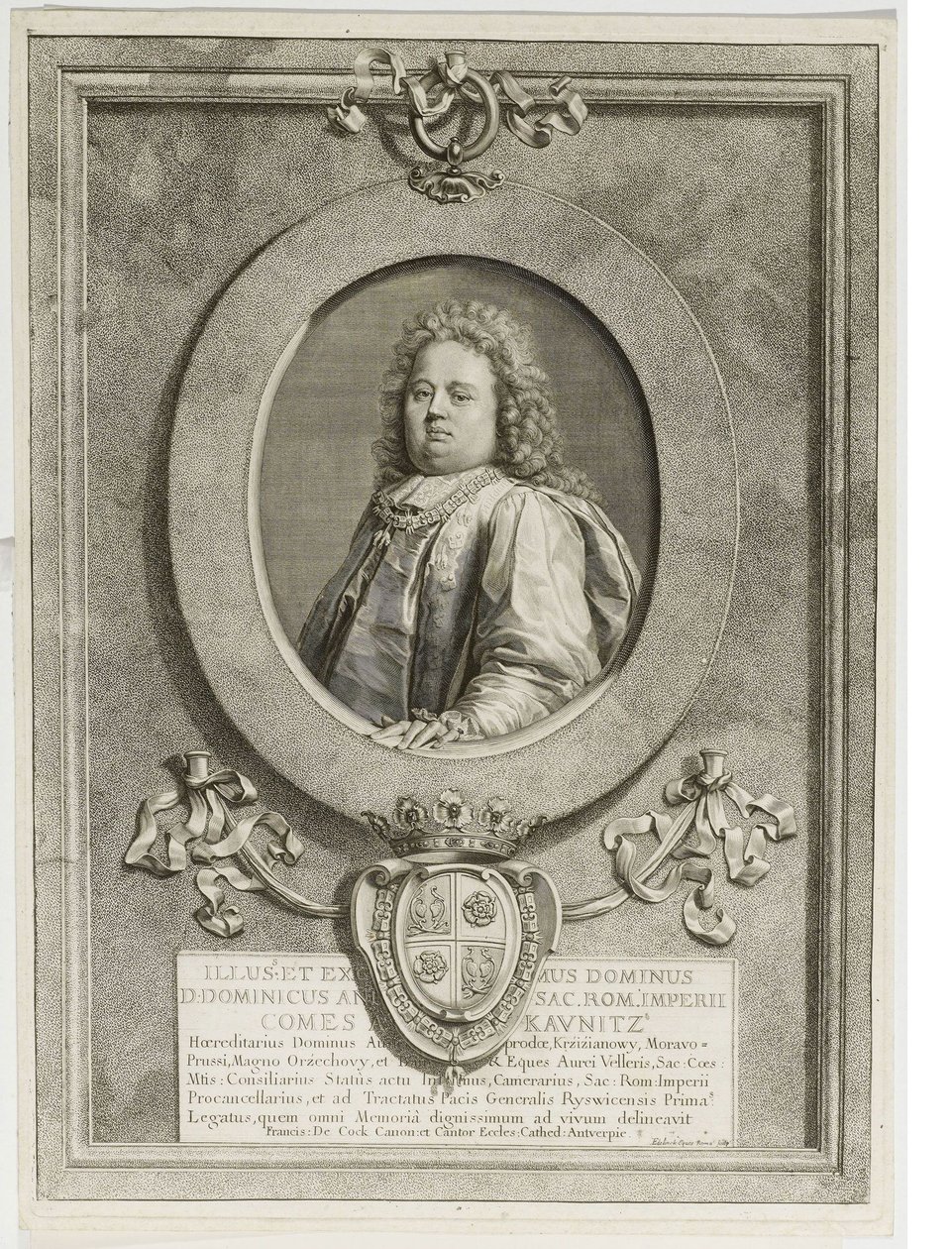 Dominicus Andreas Kaunitz af Gérard Edelinck