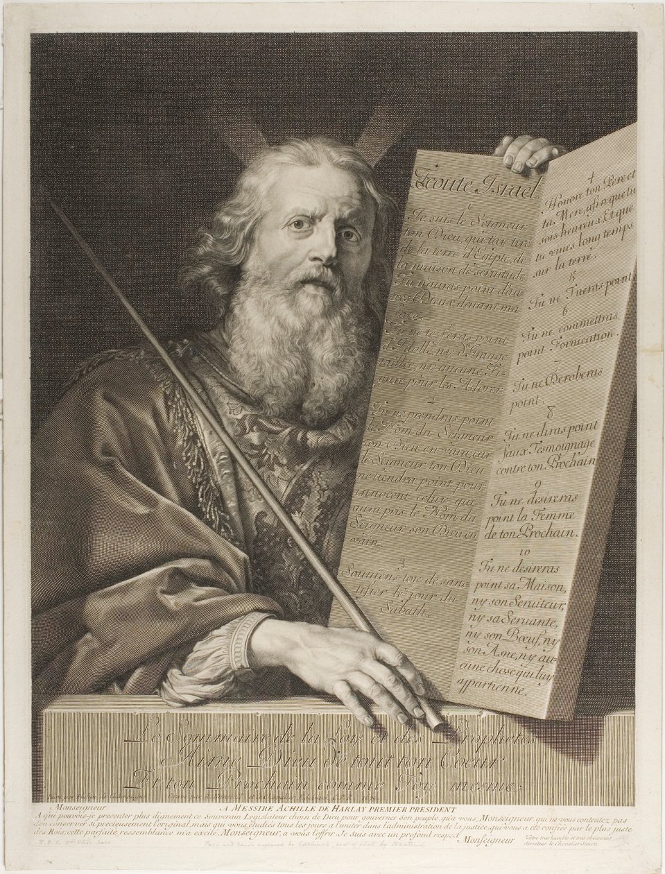 Moses af Gérard Edelinck
