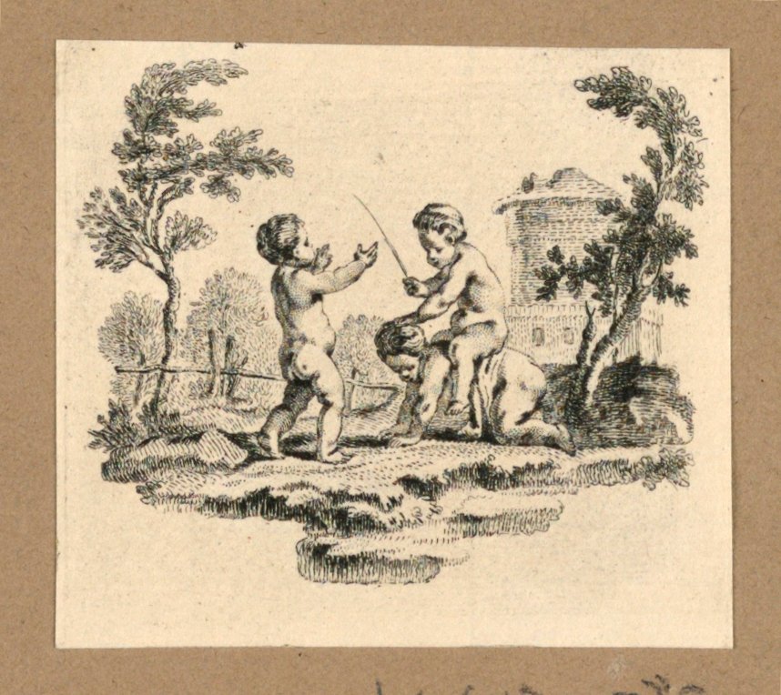 Børn leger af Gravelot