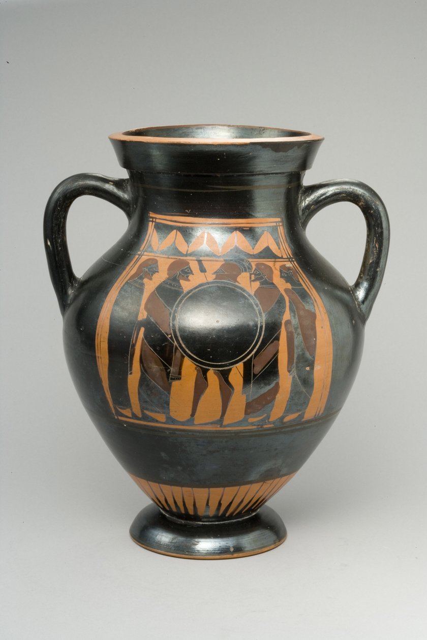Sort figur amfora, midten af det 6. århundrede f.Kr. (keramik) af Greek