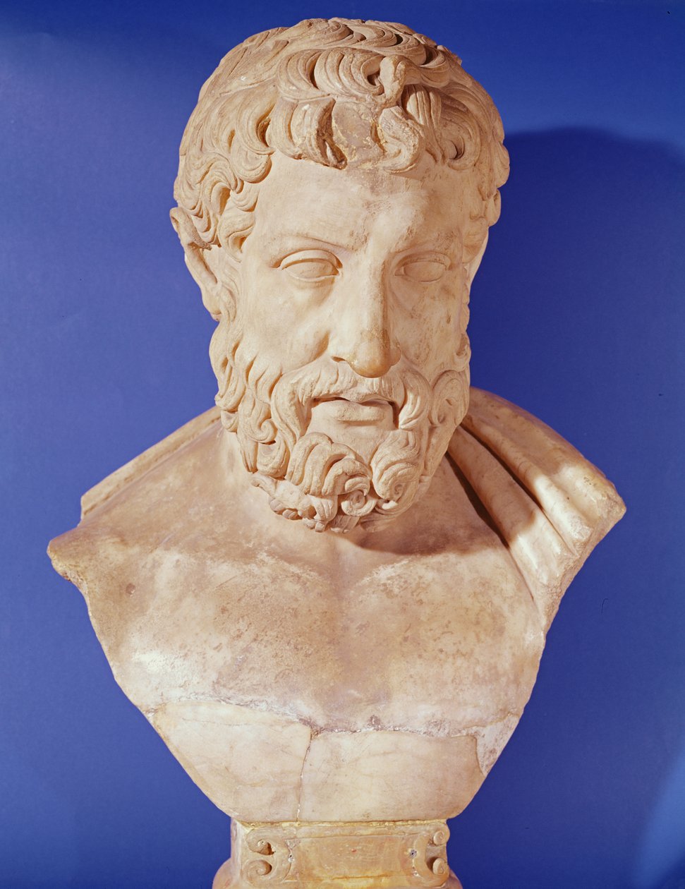 Buste af Metrodorus fra Chios af Greek