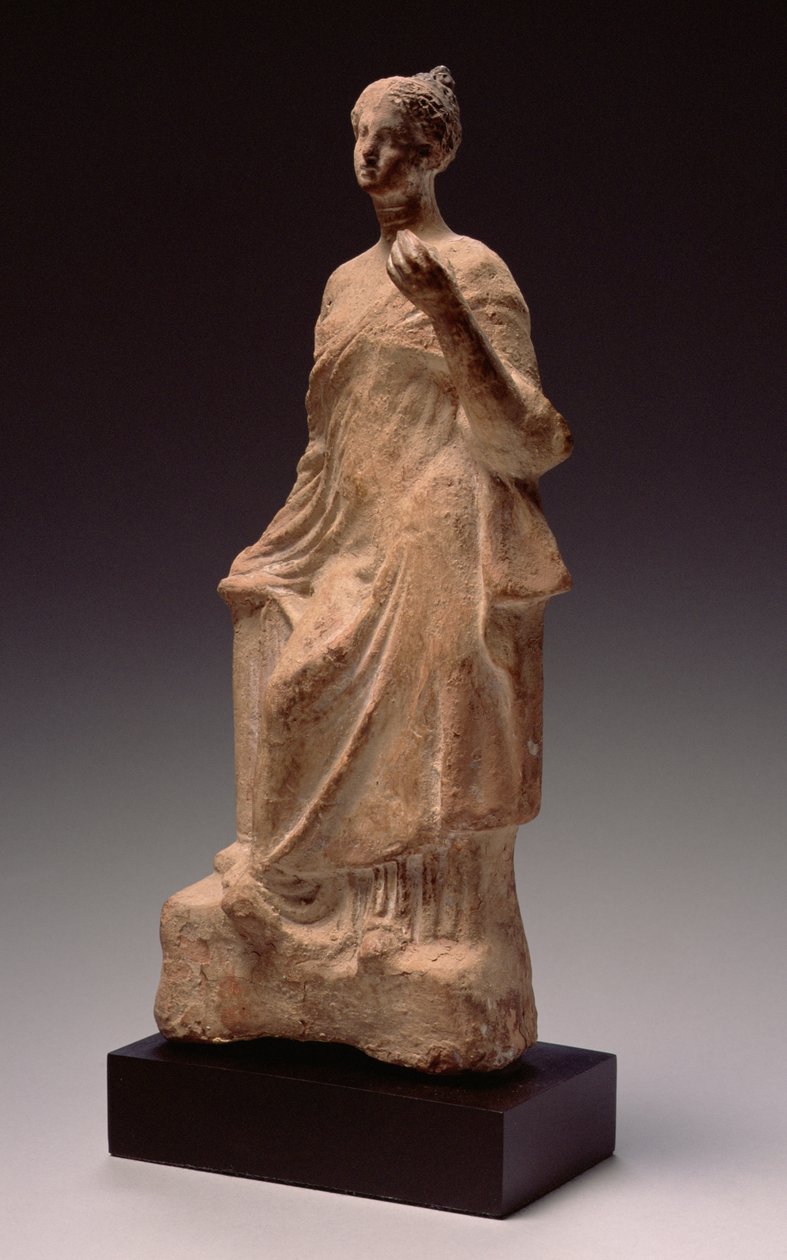 Hellenistisk statue (terracotta) (se også 257658) af Greek