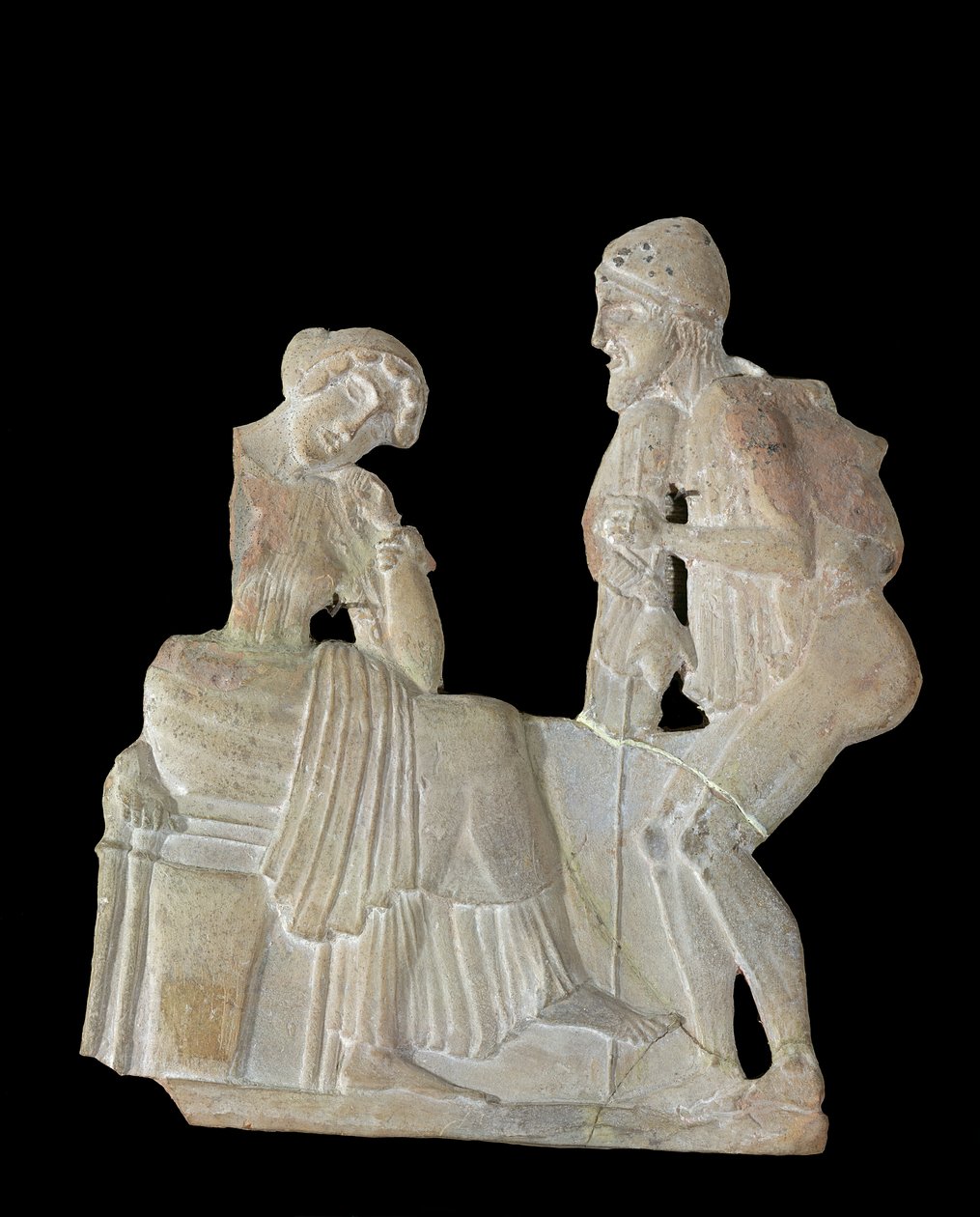 Relief af Odysseus og Penelope, fra Milo, ca. 450 f.Kr. af Greek