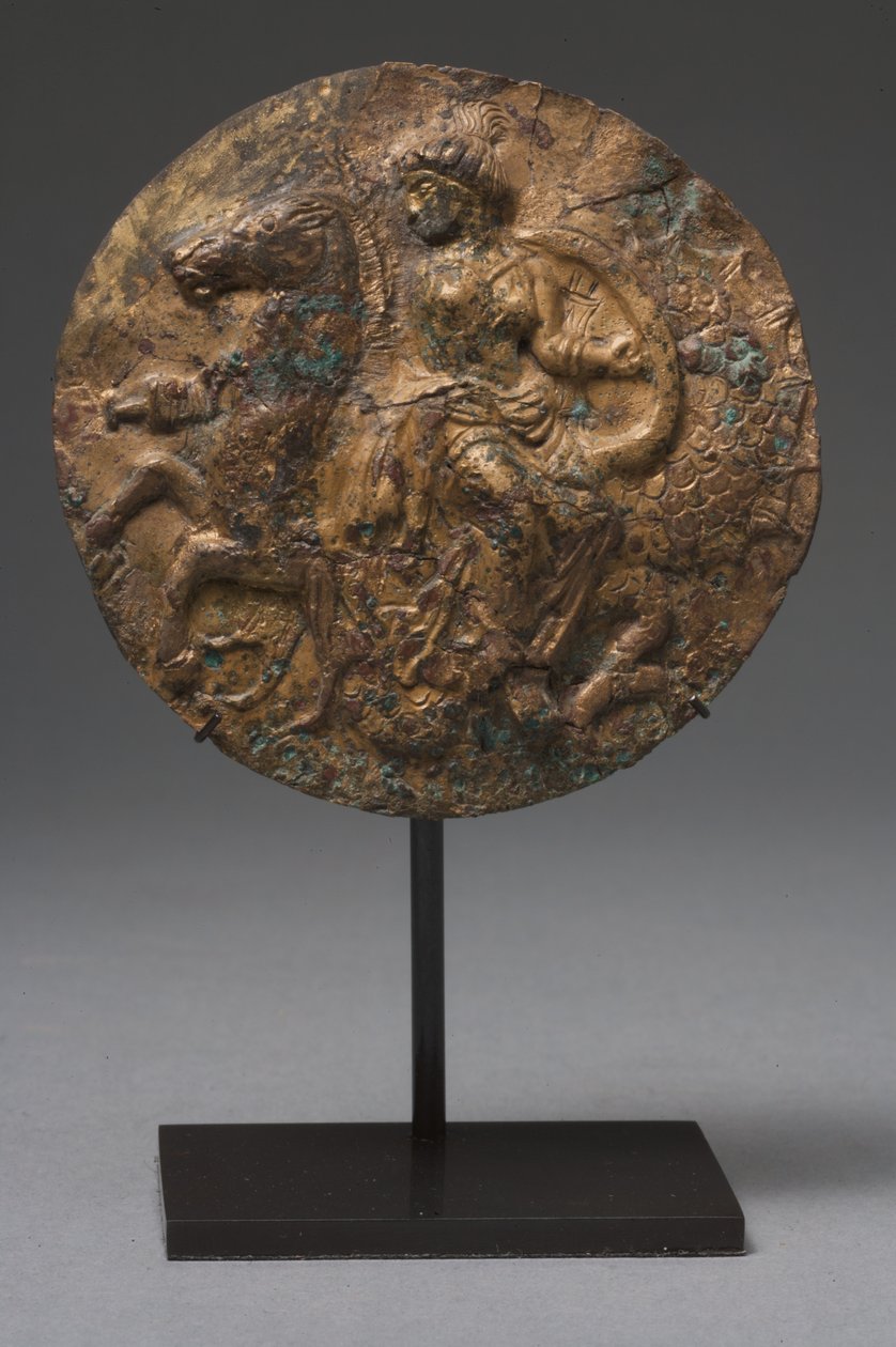 Applique repousse (bronze) af Greek