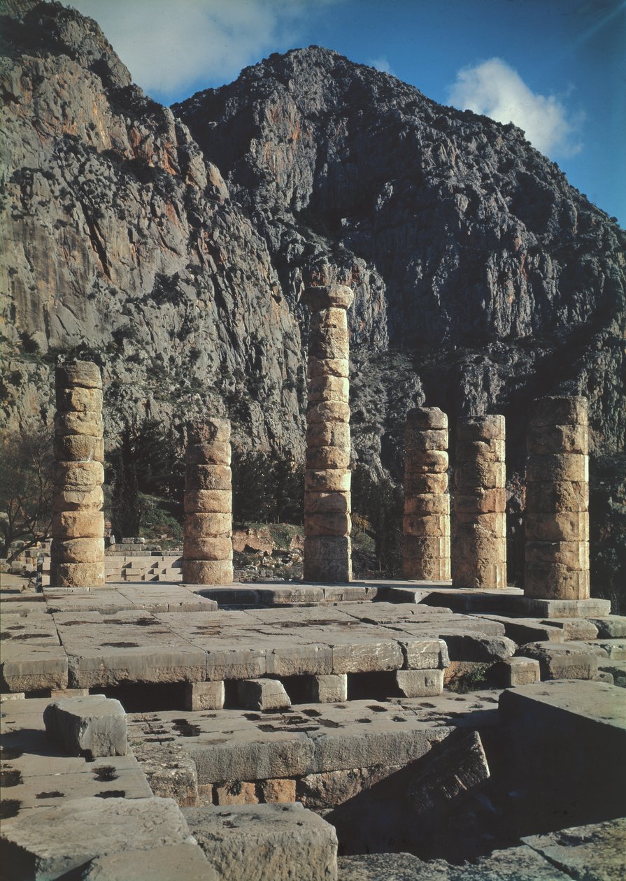 Ruinerne af Apollontemplet af Greek