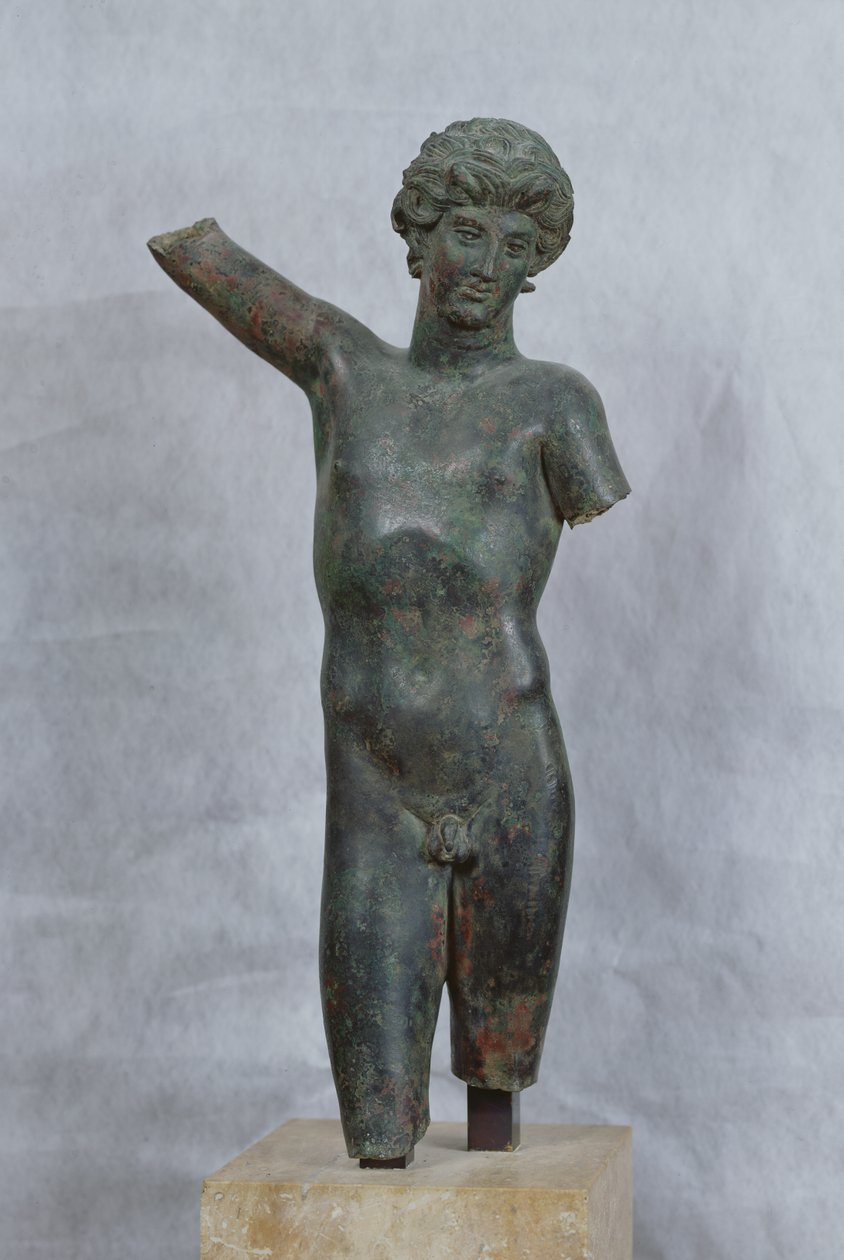 Den unge Pan, 4.-3. århundrede f.Kr. (bronze) af Greek