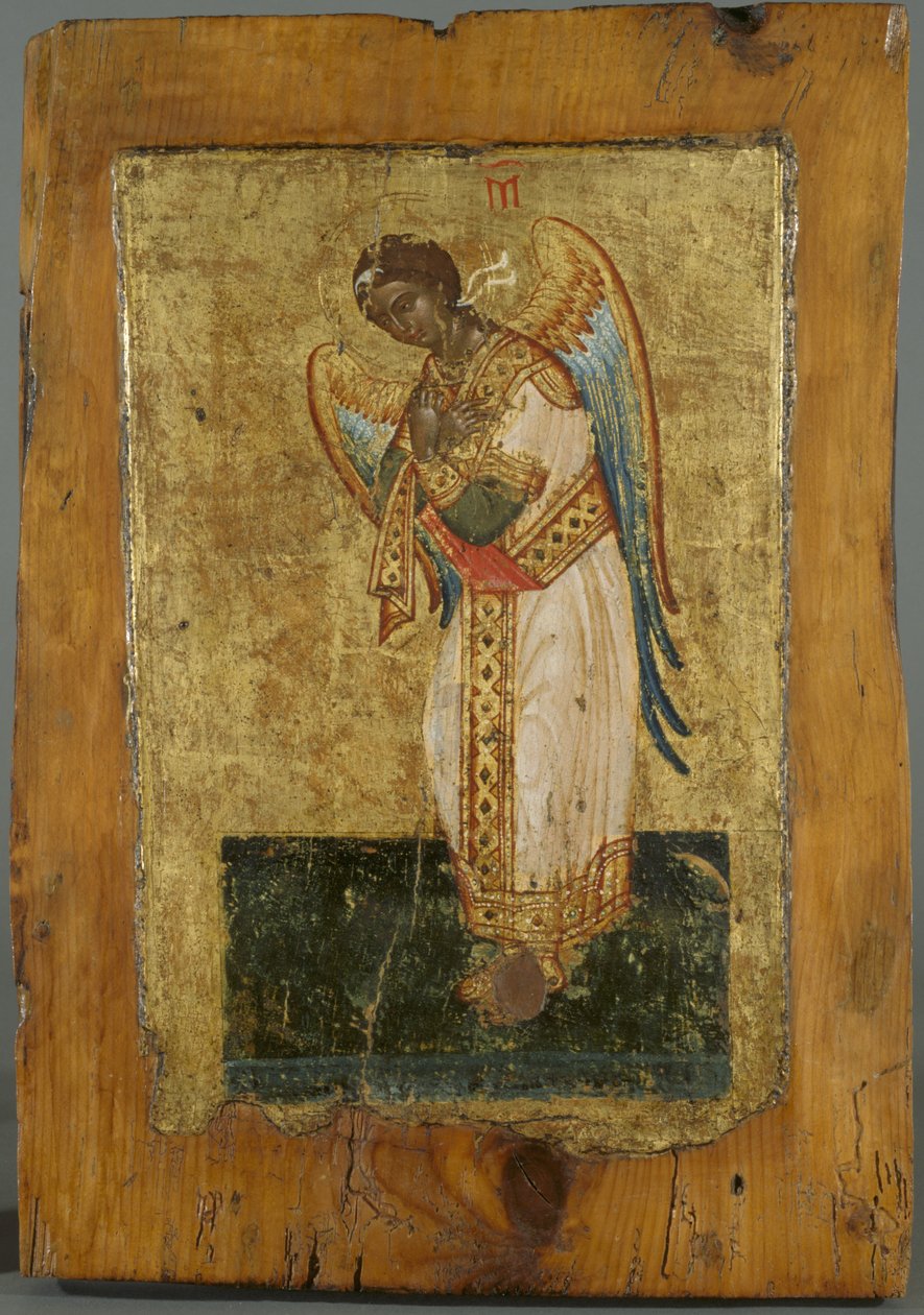 Ikon for ærkeenglen Michael (ægtempera på panel) af Greek School