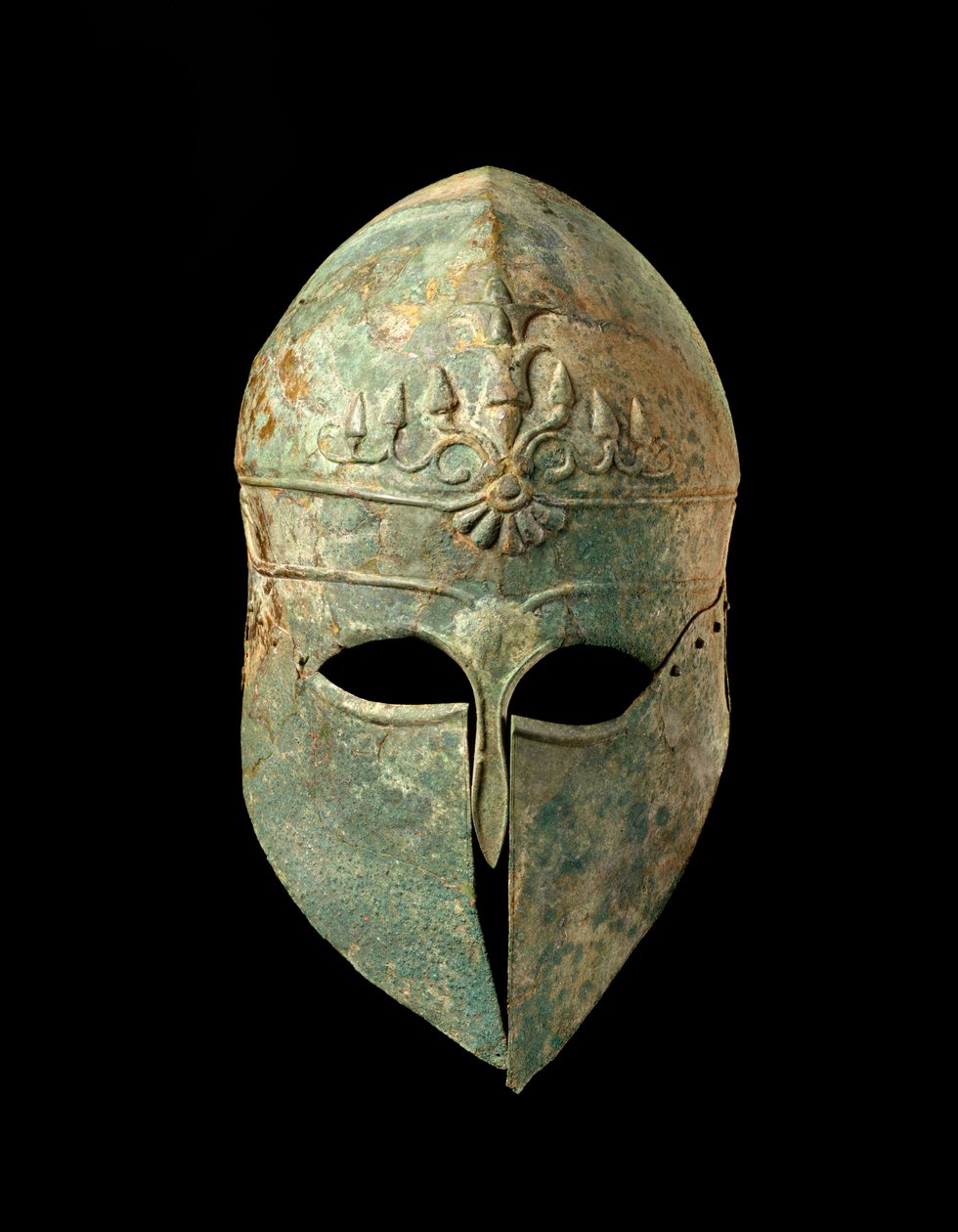 Korinthisk hjelm, ca. 495 f.Kr af Greek