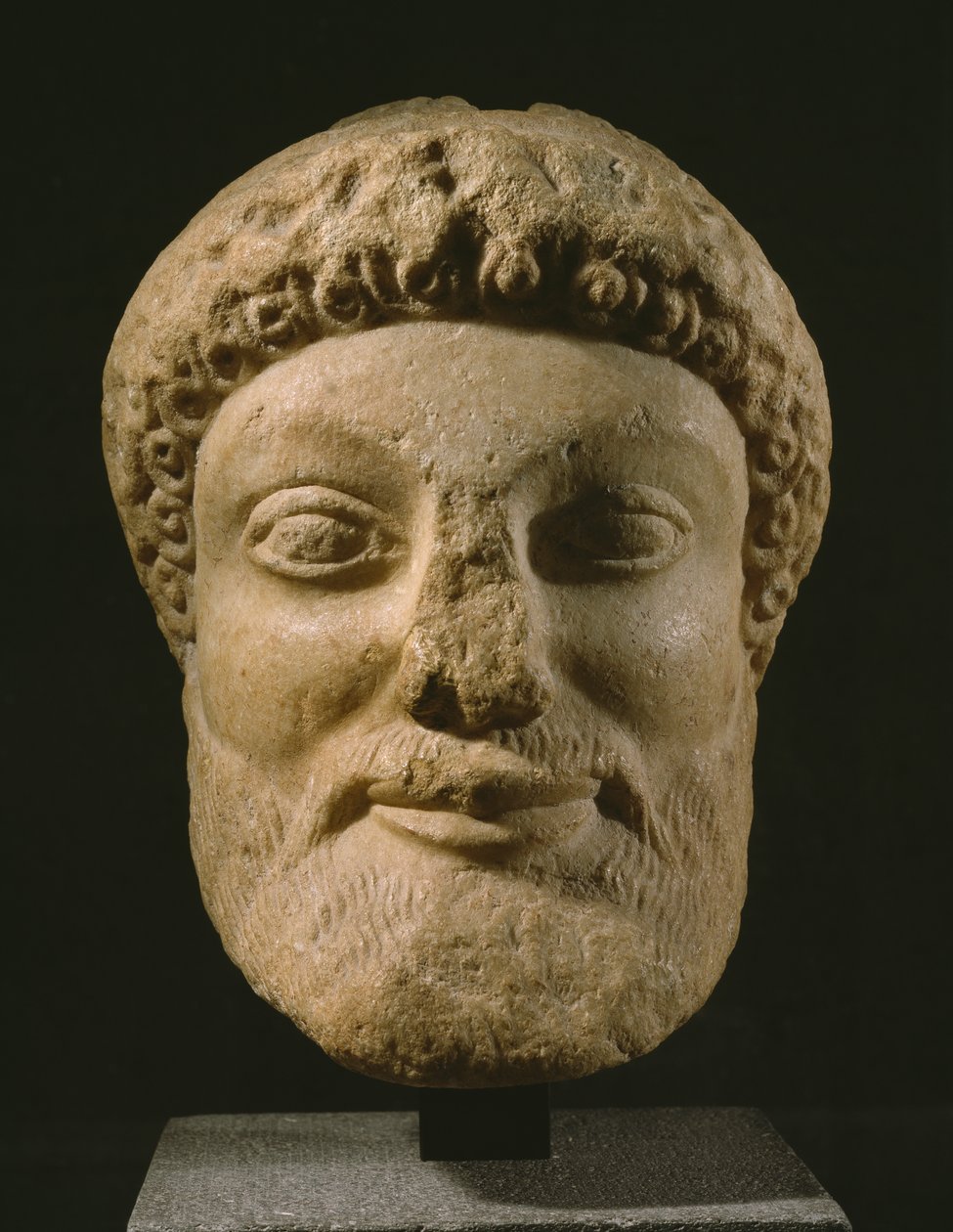 Hoved af Dionysos, Attika, ca. 480-460 f.Kr. (marmor) af Greek