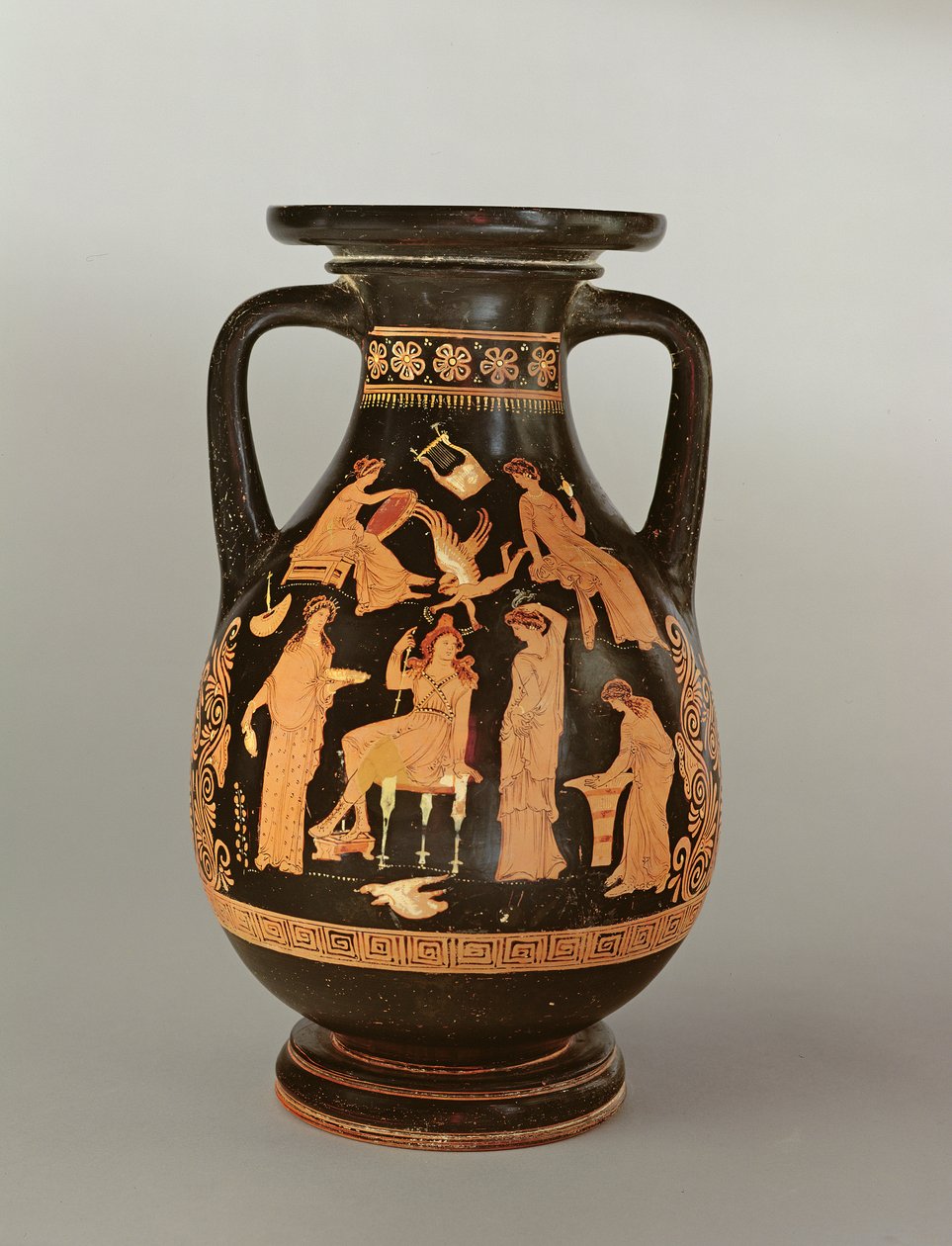 Rødfigur Pelike, ca. 350 f.Kr. (keramik) af Greek