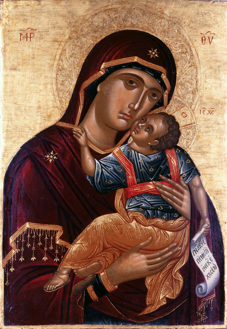 Vor Frue af Ømhed Jomfru Eleusa af Greek icon