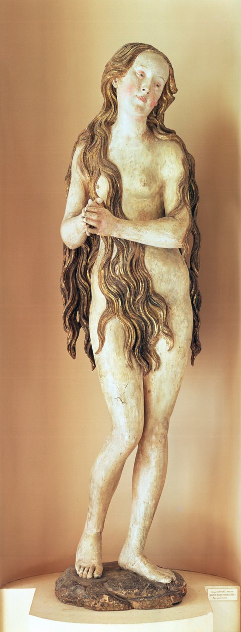 Maria Magdalene eller "La Belle Allemande", tidligt 16. århundrede (forgyldt træ) af Gregor Erhart