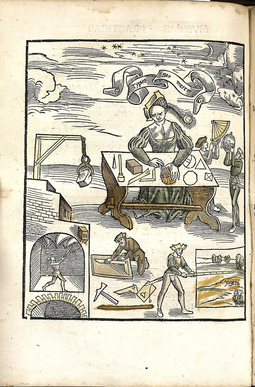 Margarita filosofisk Geometri, 1504 af Gregor Reisch