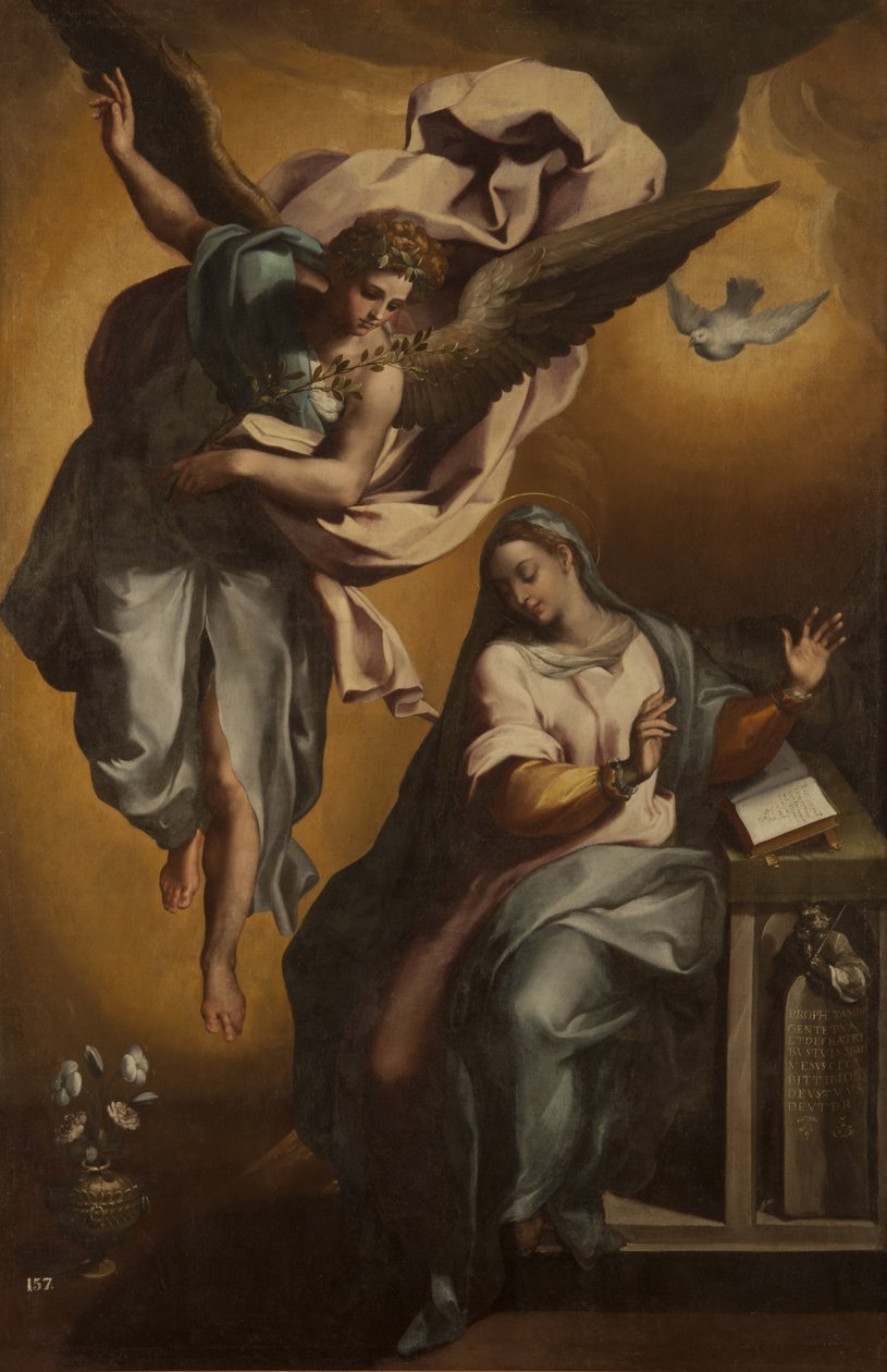Bebudelsen af Maria af Gregorio Martínez