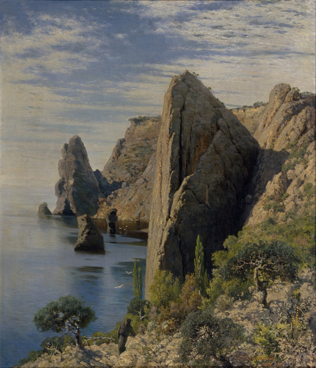 Rocks, 1884 af Grigori Grigoryevich Myasoedov