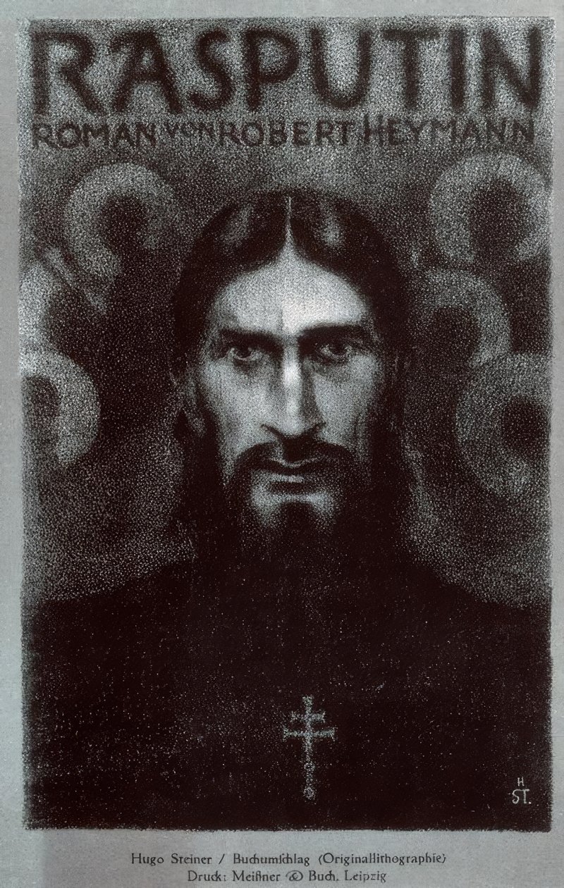 Rasputin / Buchumschlag 1919 af Grigori Jefimowitsch Rasputin