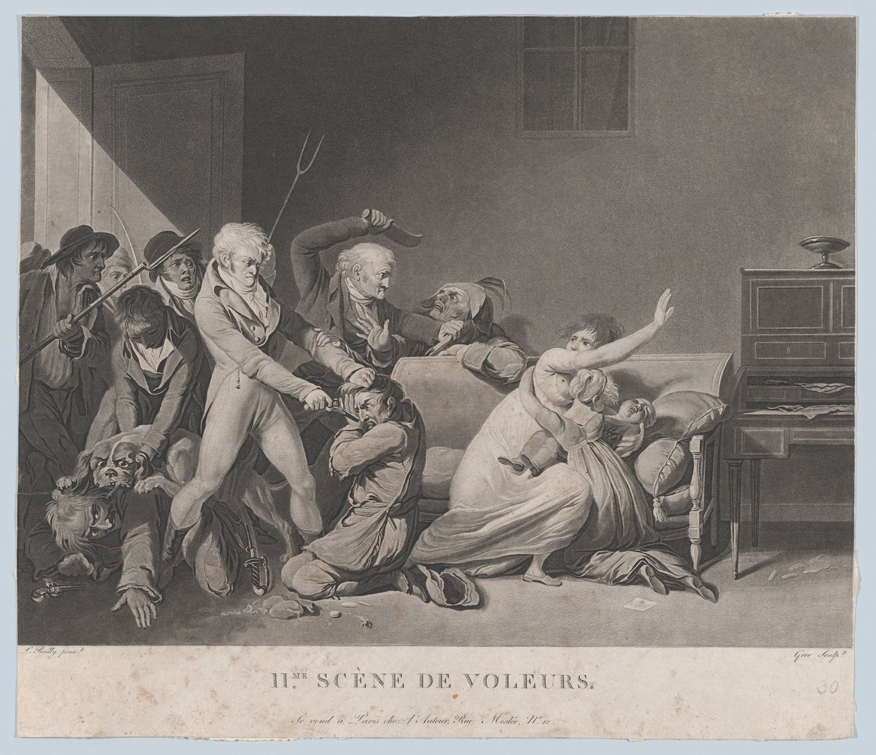 Anden tyvescene, ca. 1805. af Gror