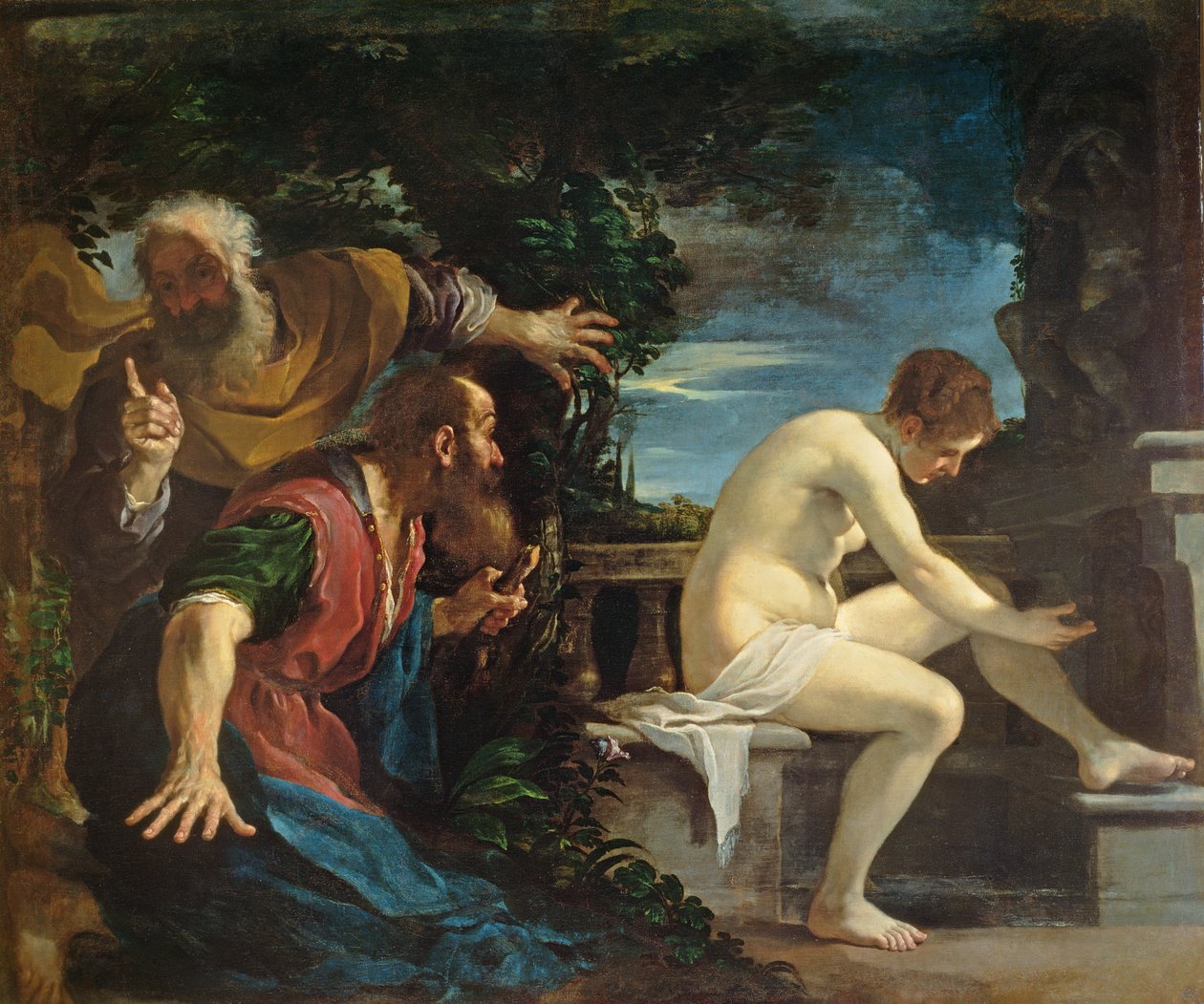 Susanna og de ældste af Giovanni Francesco Barbieri