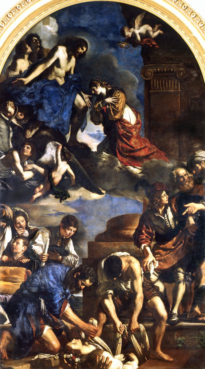 Sankt Petronillas død, 1621-22 af Giovanni Francesco Barbieri