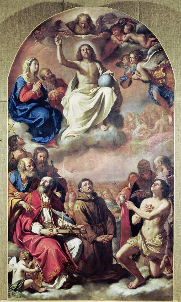De helliges herlighed, 1645-47 af Giovanni Francesco Barbieri