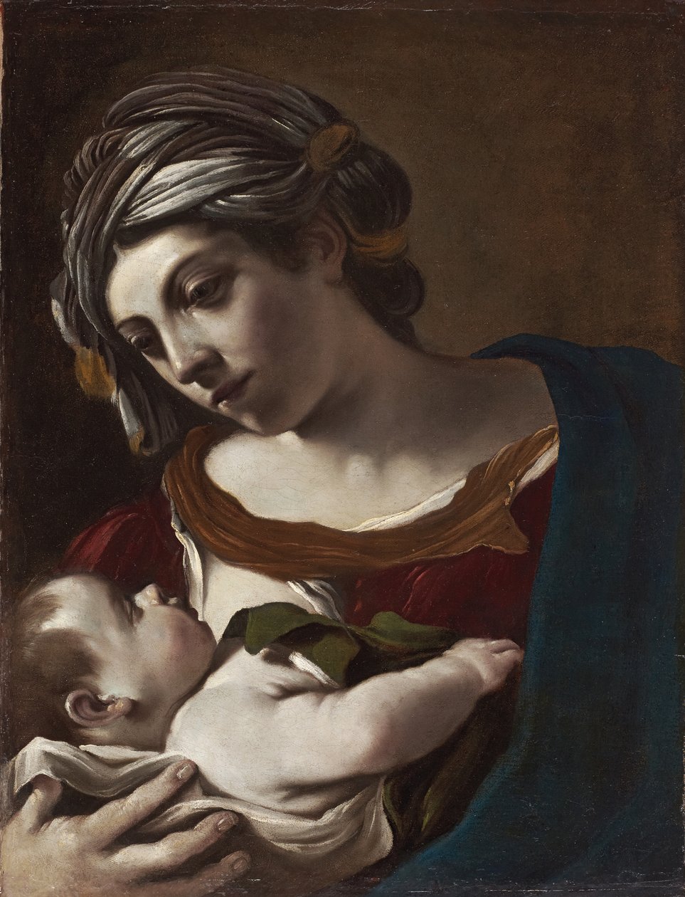 Jomfru og Barn af Guercino (1591 1666)